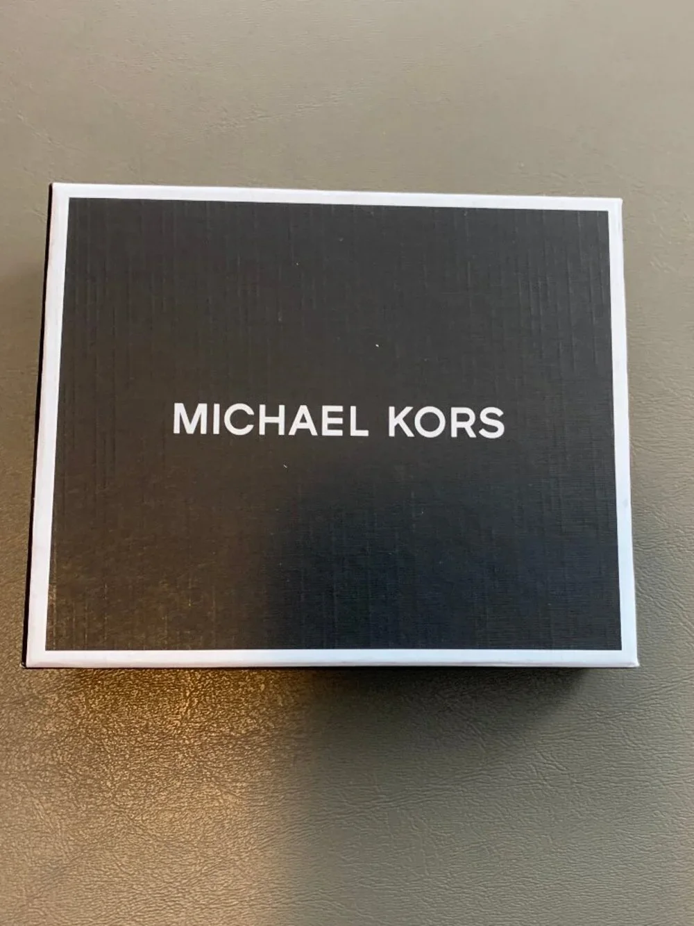 Michael Kors Men's Malone Slim Stripe Logo Wallet, Blue White, One Size